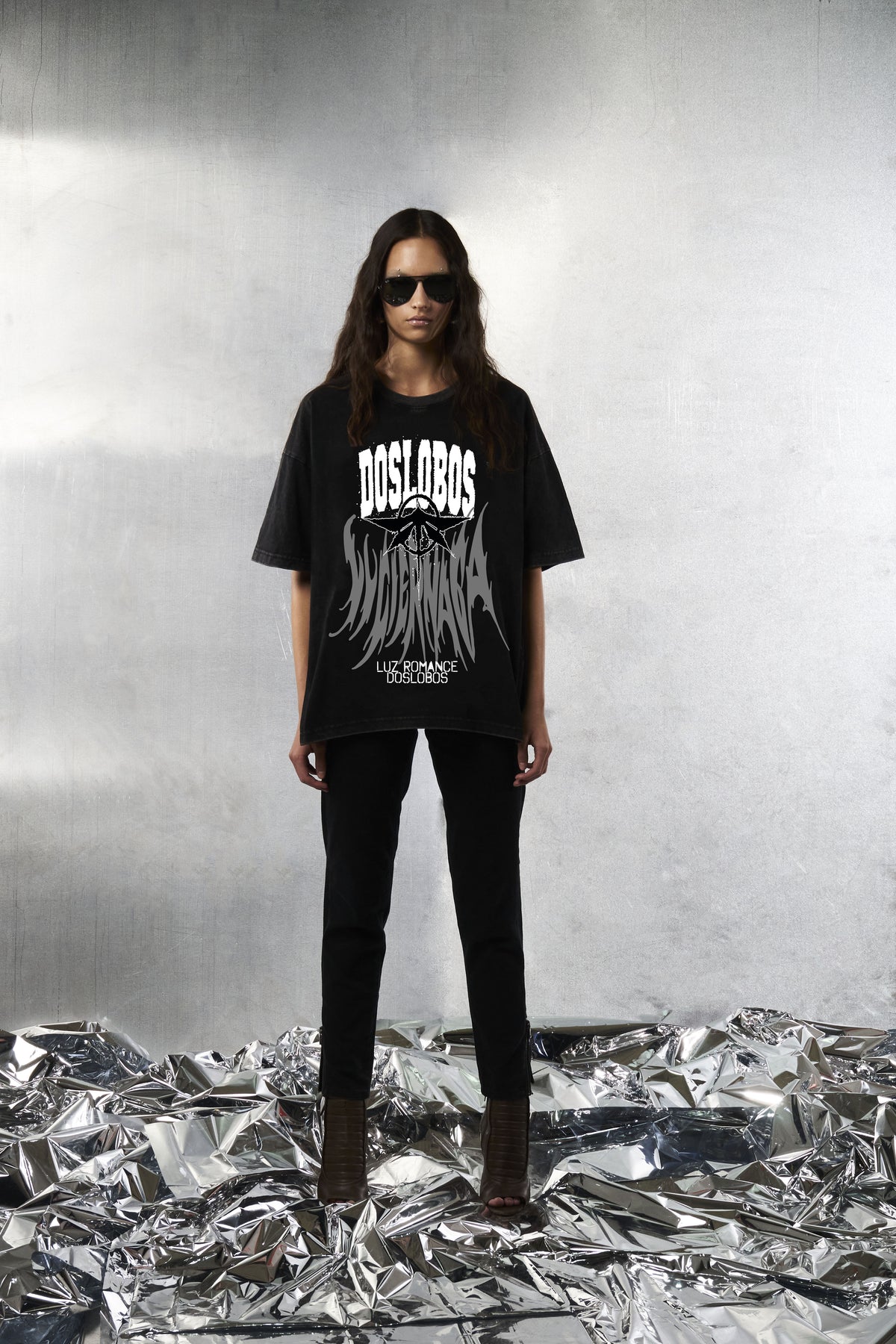 LOGO CHROME TEE - XS