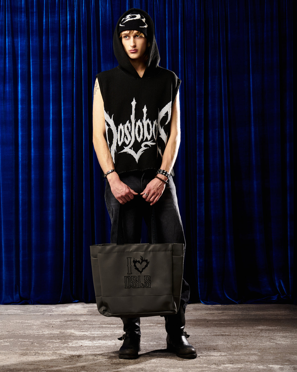 GRAY TOTE-BAG