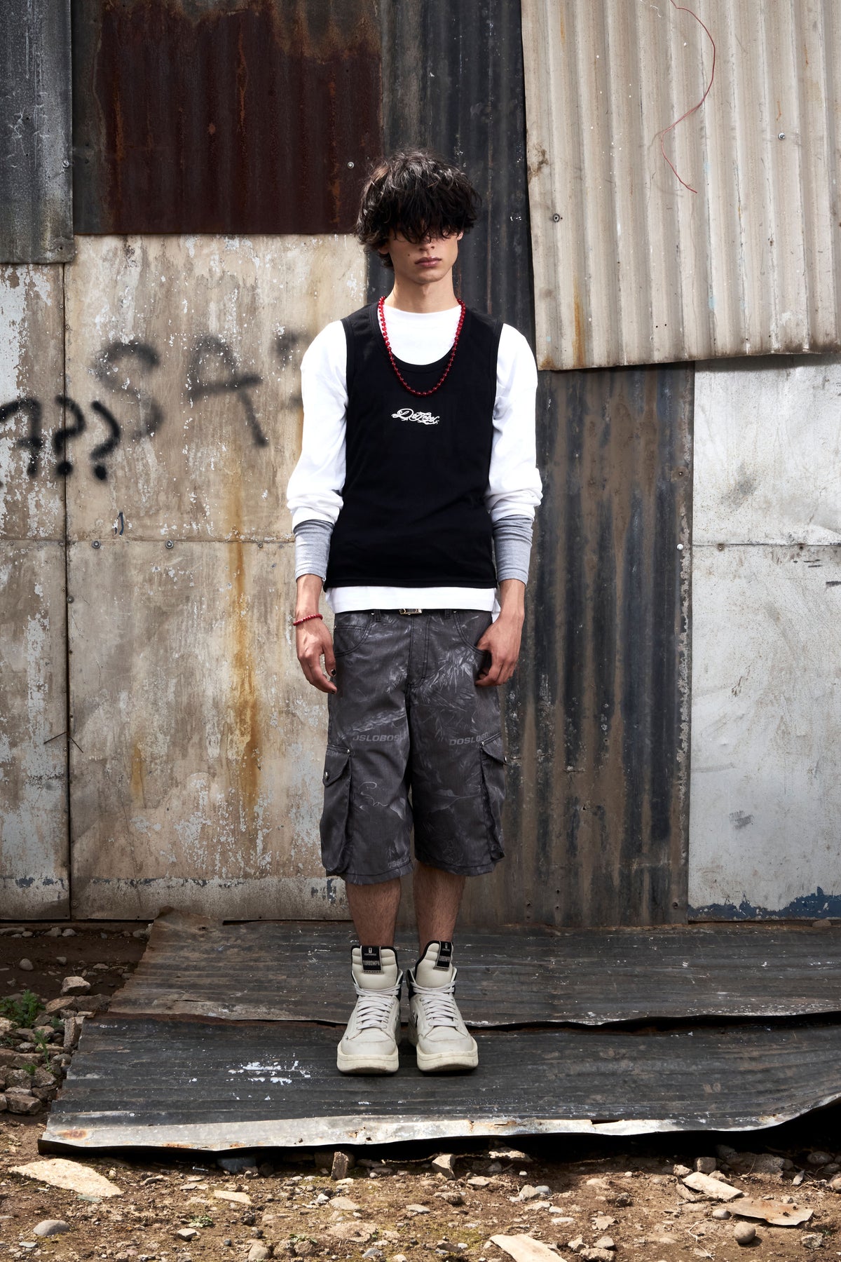 JORT CARGO CAMO GRIS - XS