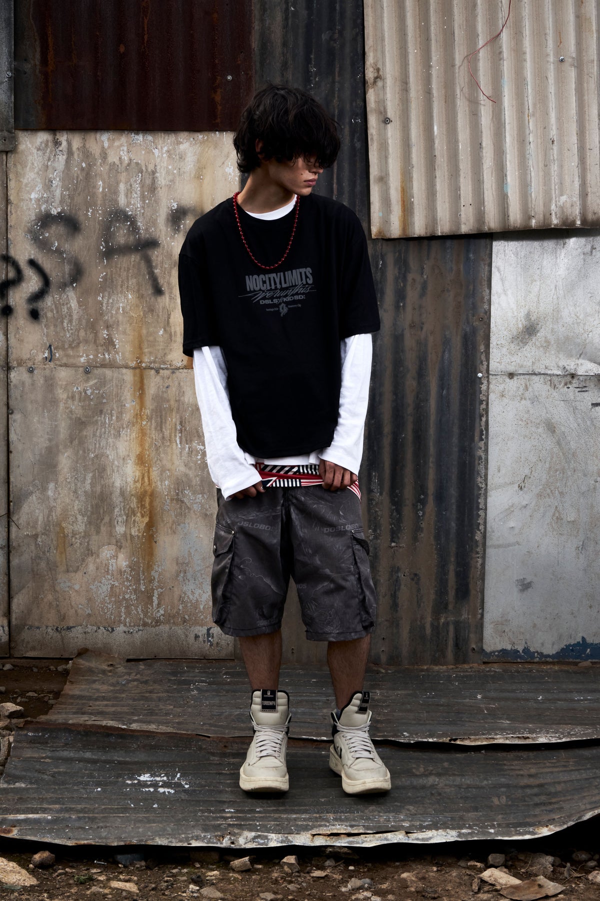 BOXY TEE NEGRA - XS