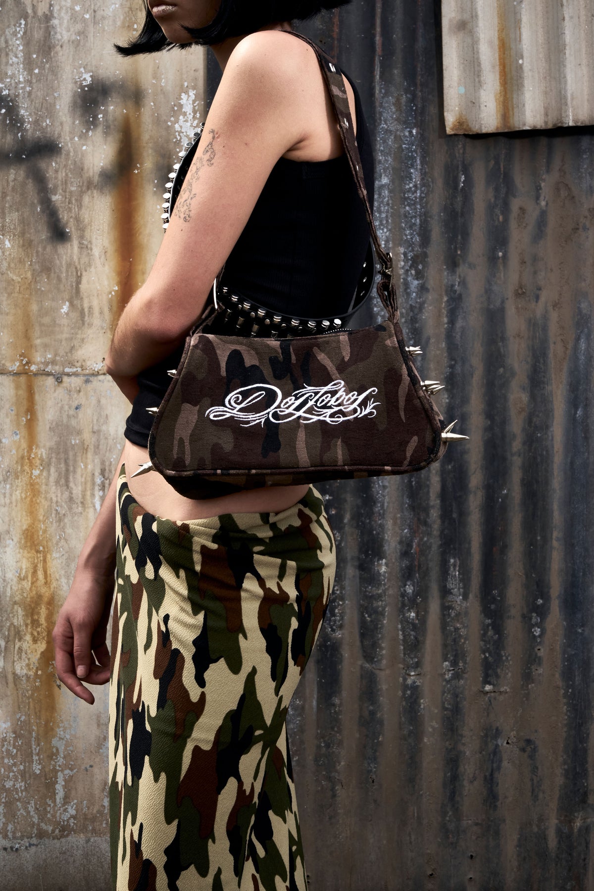 BAGUETTE-BAG CAMO