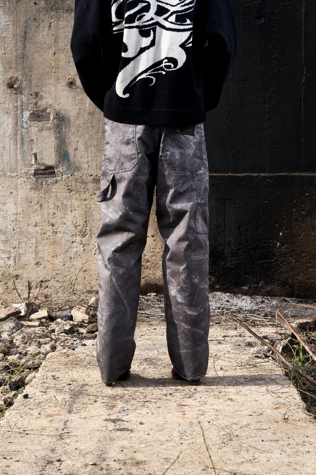 CAMO GRAY PANTS MEN - XS
