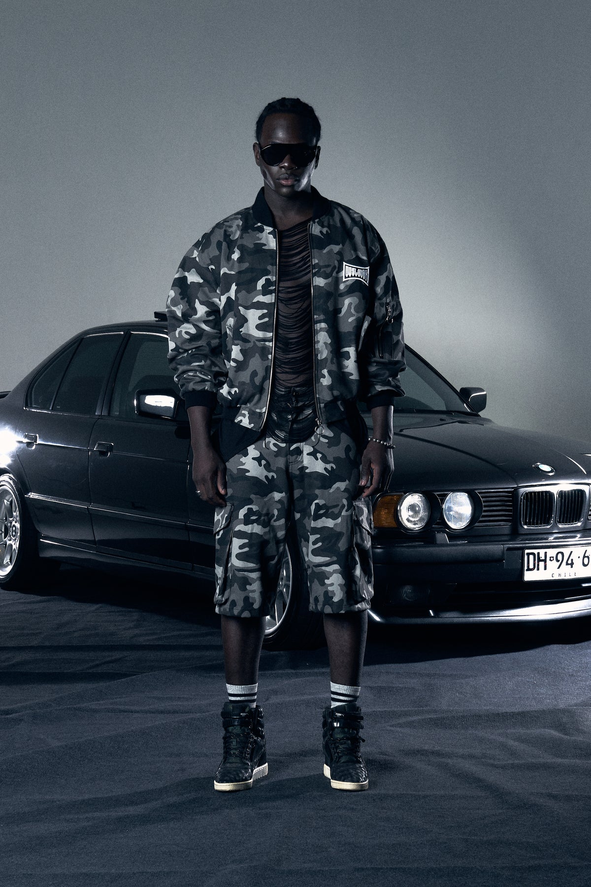 CAMO 10TH BOMBER-JACKET - XS