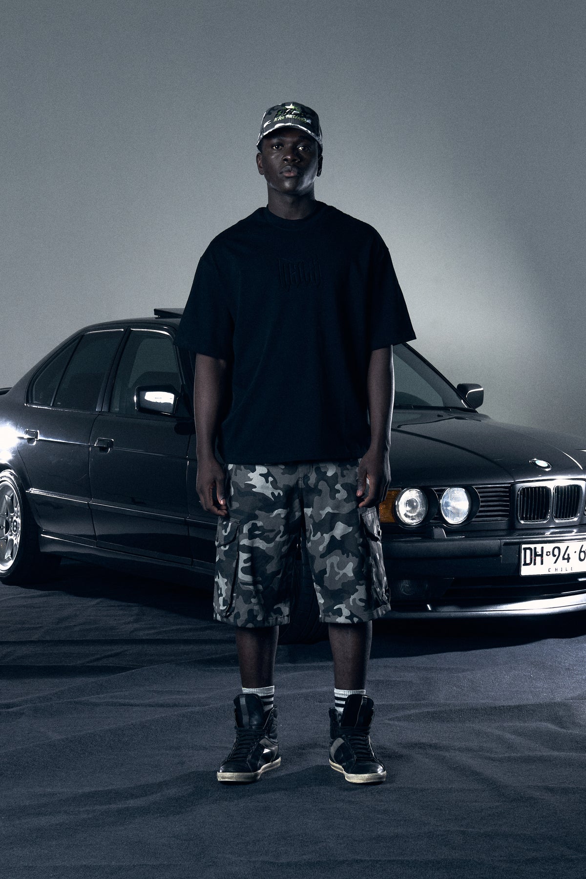 CAMO GRAY JORT - XS