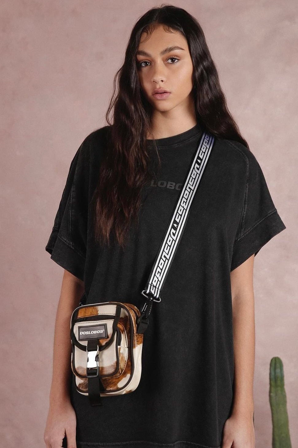 Shoulder bag cow