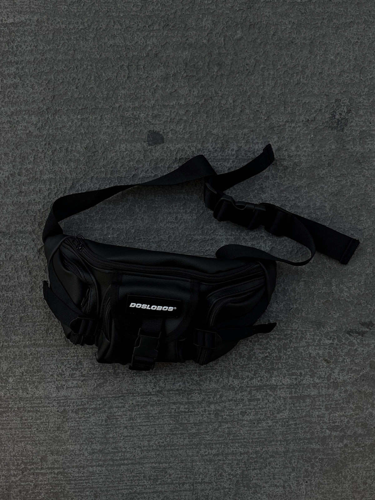 BLACK WAIST-BAG
