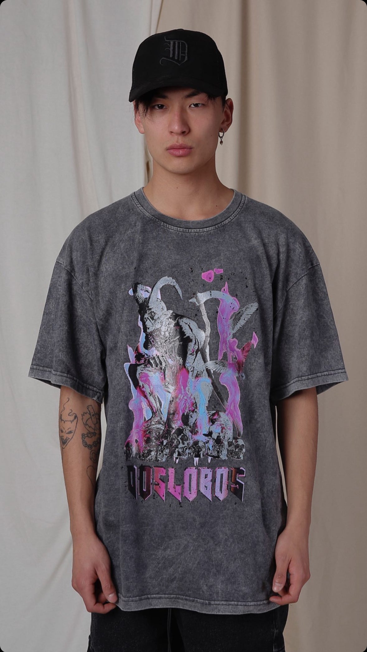 Monje color gray tee - XS