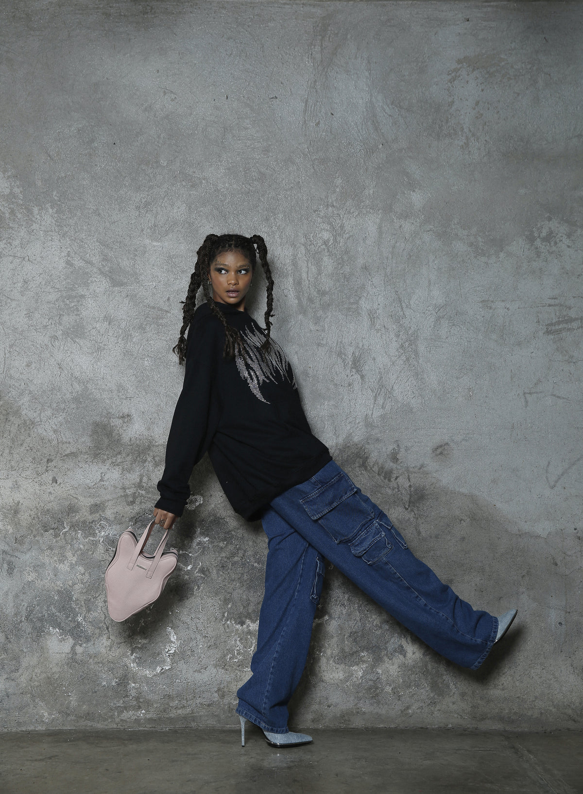 PINK WOLF HAND BAG