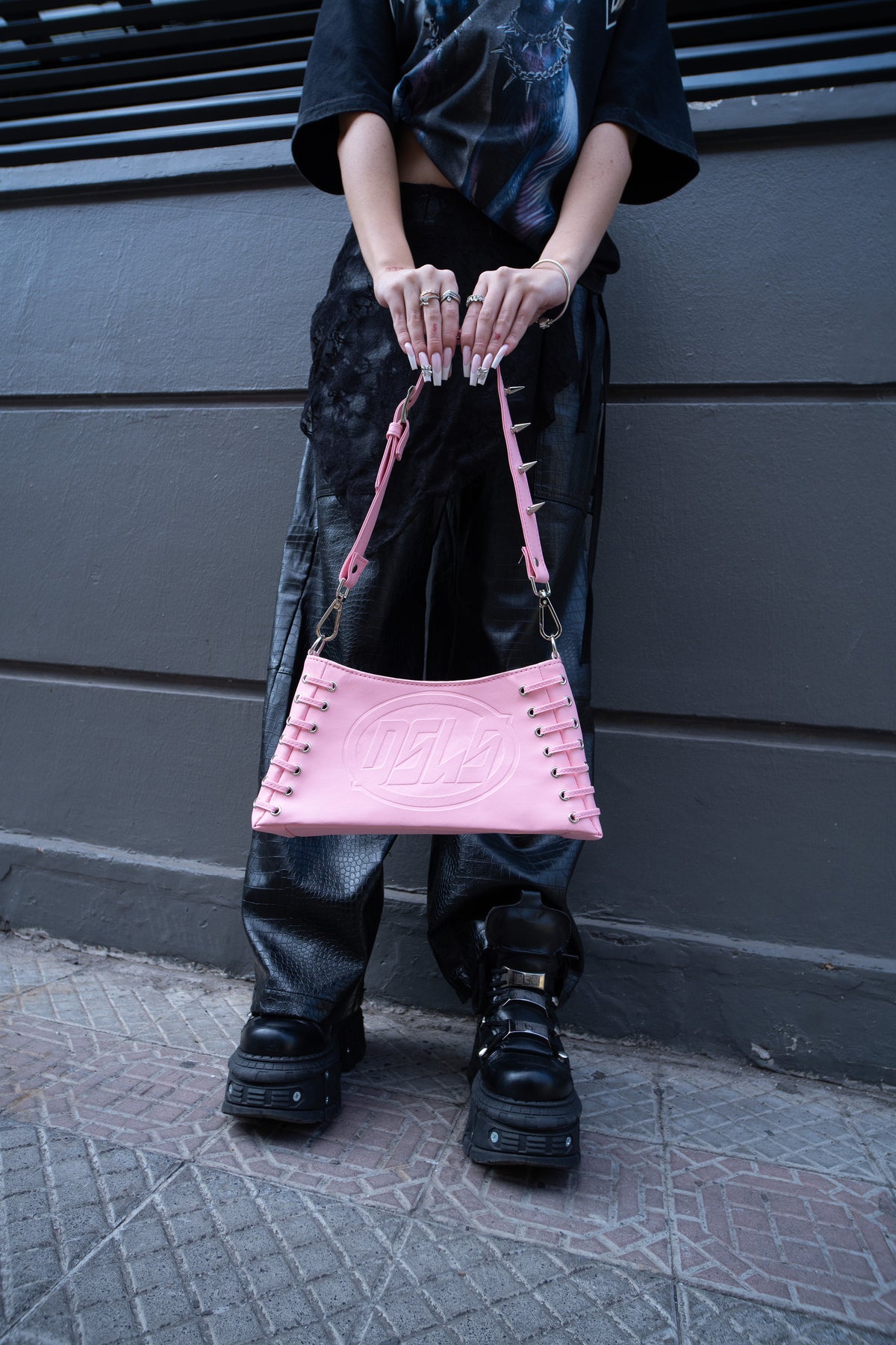 PINK BAGUETTE-BAG