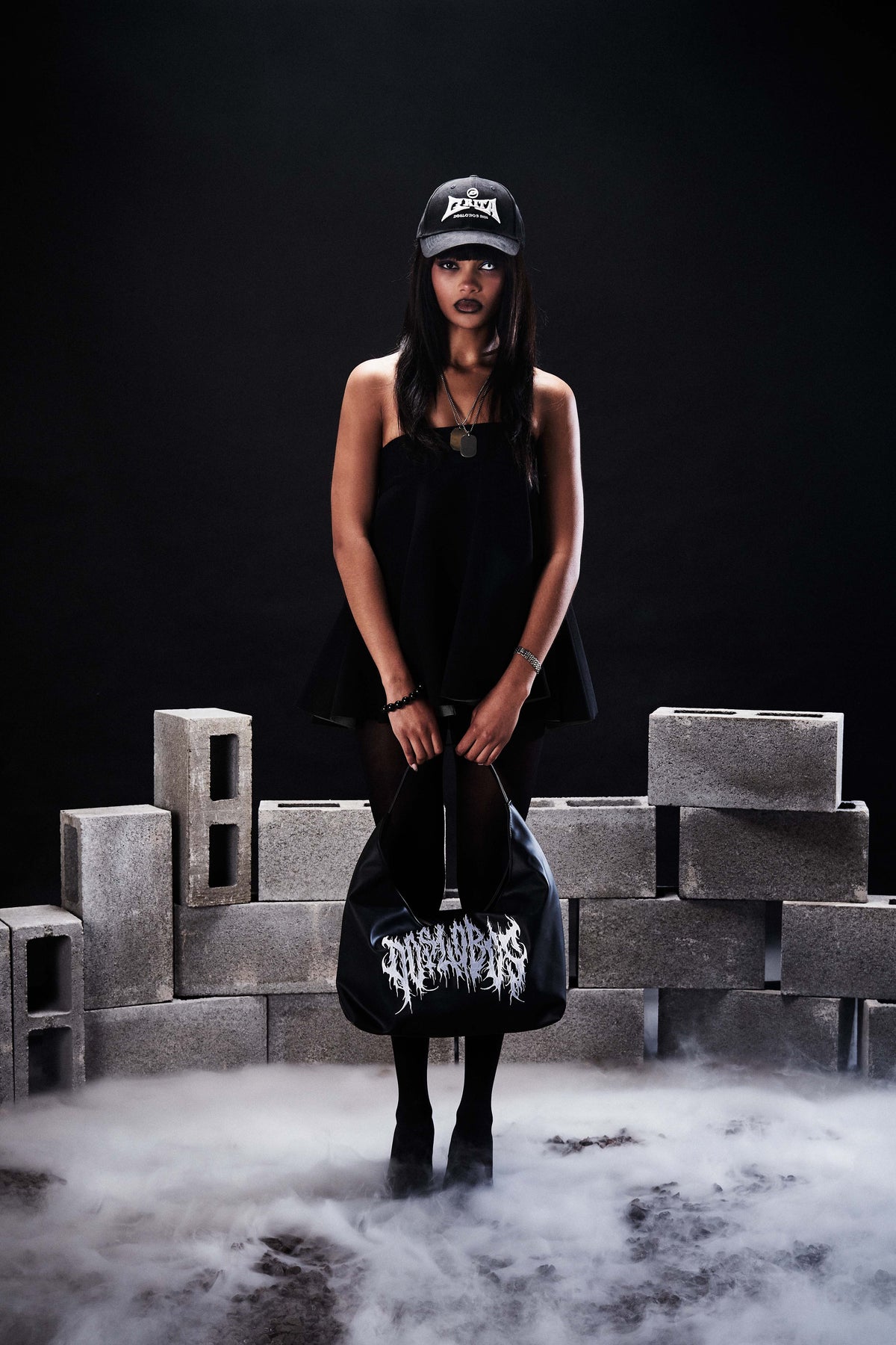 BLACK CUIROTS-BAG