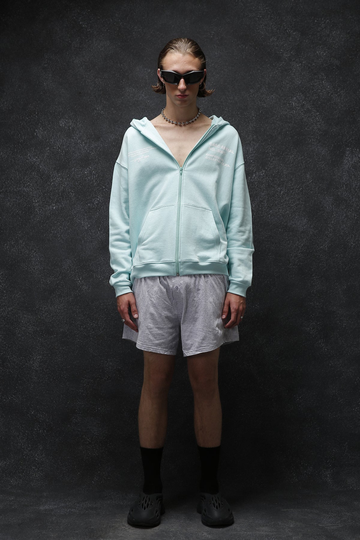 Hoodie Mint Logo - XS